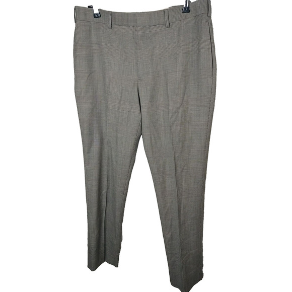 Brooks Brothers Red Fleece Men's 34X30 Pants Wool Plaid Professional Career... - Picture 1 of 12